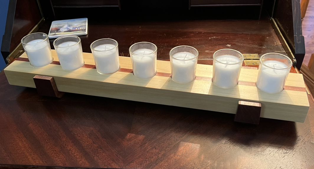Reclaimed Wooden Candle Bridge