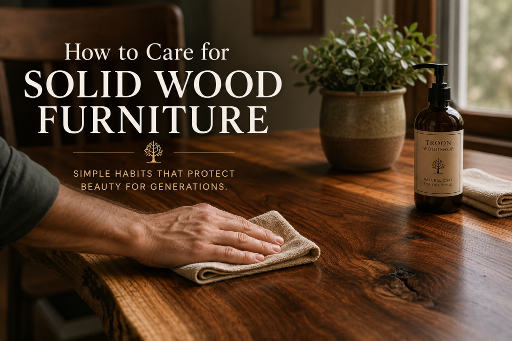 How to Care for Solid Wood Furniture 1 How to Care for Solid Wood Furniture
